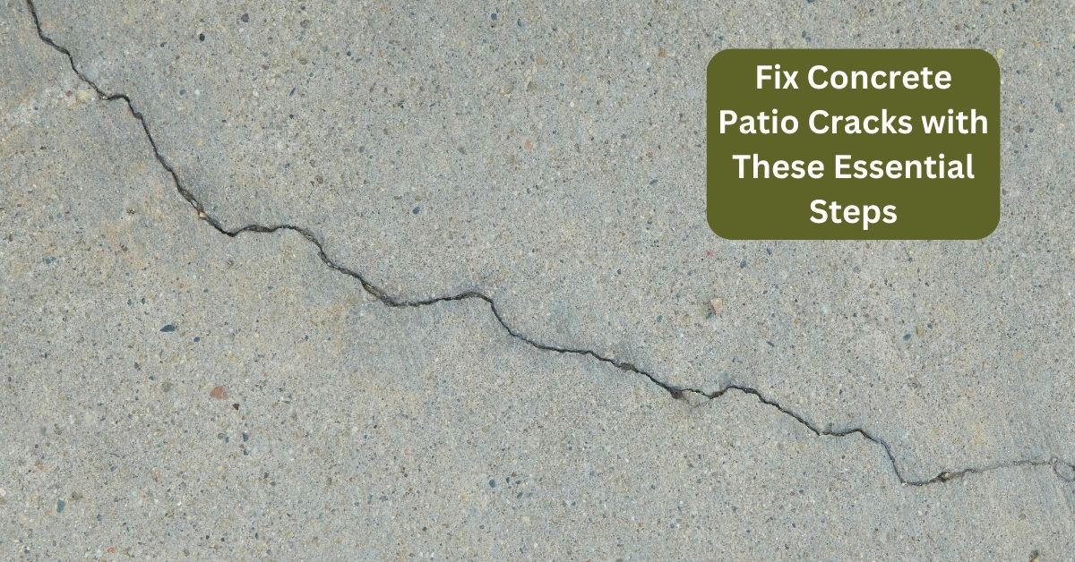 Fix Concrete Patio Cracks with These Essential Steps